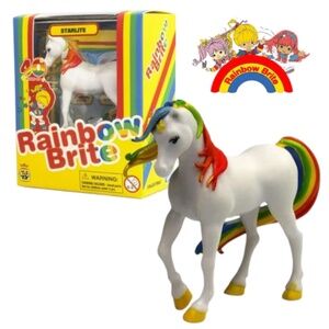 Rainbow Brite Starlite RARE CHASE Glow In Dark 2.5" Mini Figure CheeBee NEW